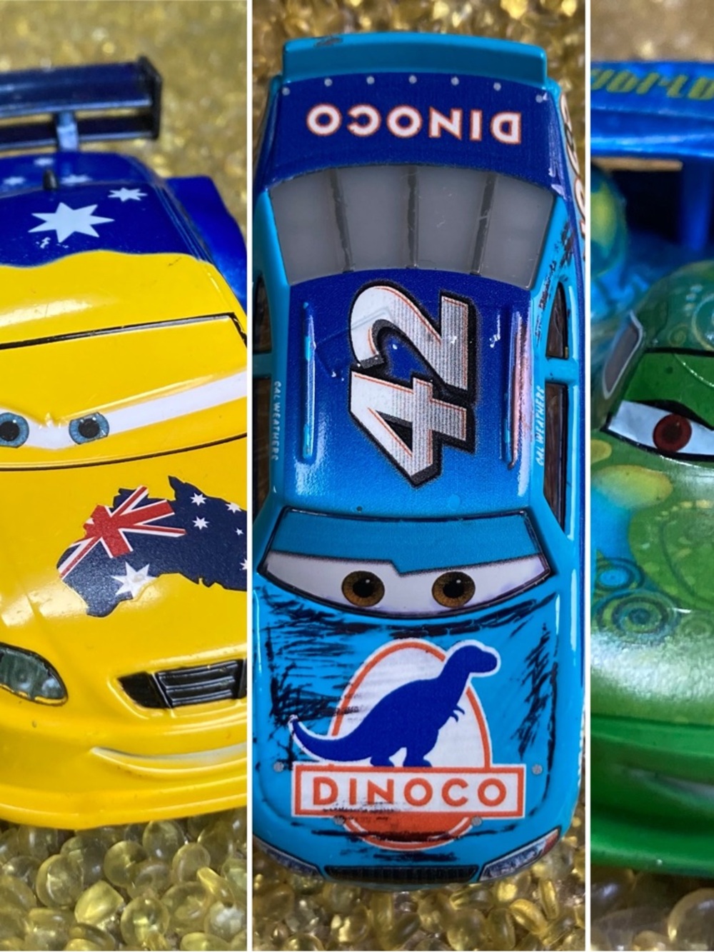 (3) Disney Pixar Cars toys